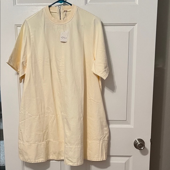 Free People Dresses & Skirts - Free People Harlow Mini dress NWT in color “Almond Oil”